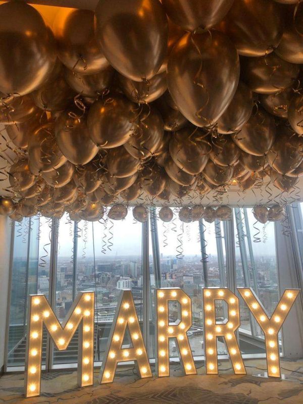 Proposal Balloons Marry Me